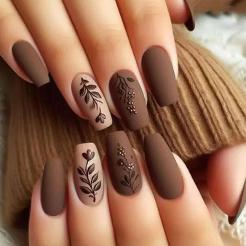 Glossy Gradient Press-On Nails - 24 Piece
