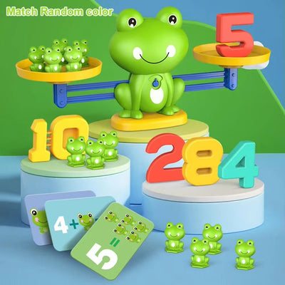 Frog Balance Math Toy