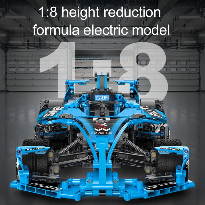 RC Drift Racing Car Building Block Set close-up