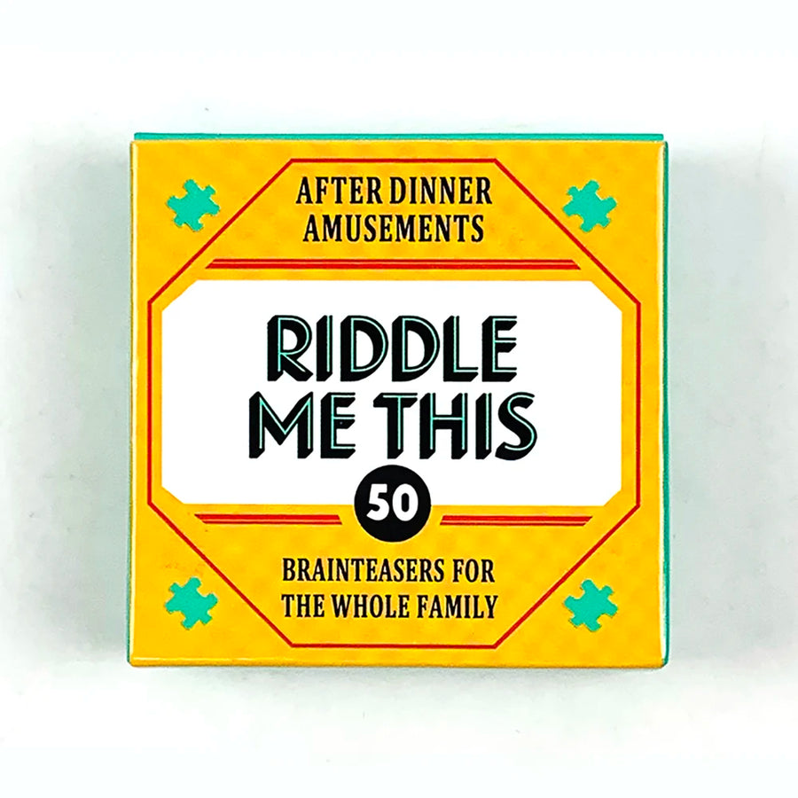Mini Size Riddle Me This Card Game With 50 Fun Dilemmas (A Conversation Card Game For Adults And Families)