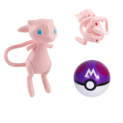 22 Styles Pokemon Action Figure Poke Ball Toy Doll Pikachu Eevee Gyarados Charizard Mew Mewtwo Elf Pocket Monster Pokeball Model