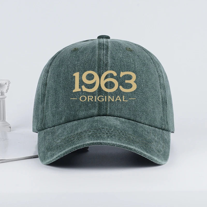 Heritage 1963 Vintage Style Baseball Cap - Mocha