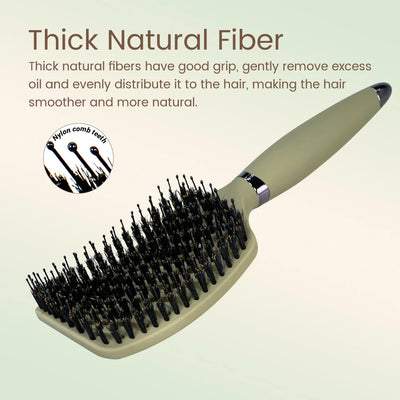 Bristella AirGlow Detangling Brush bristle detail