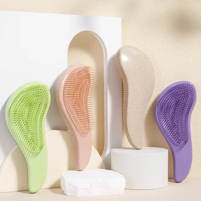Anti-Static Detangling Brush & Scalp Massager