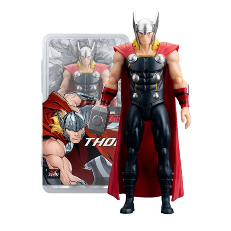 Original Avengers Legends Figure Toy Doll Spider Captain Big Miles Morales Thanos Iron Man Ghost Hulk Thor Falcon Ornament