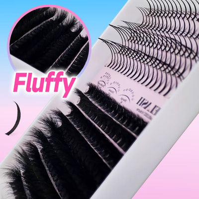 235-Piece DIY Lash Cluster Kit on eye