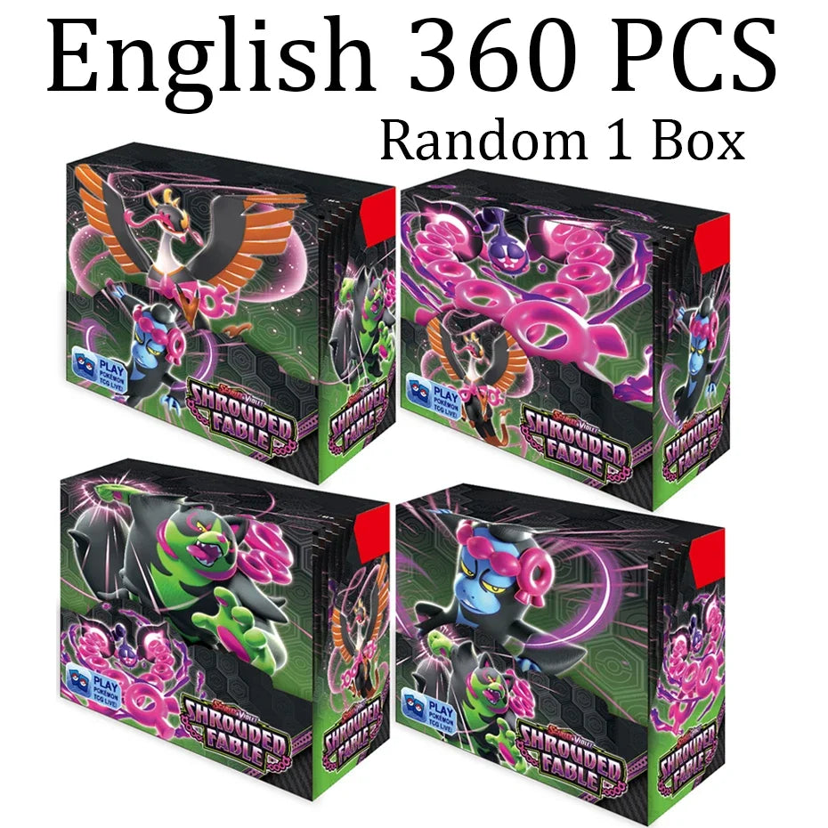 ★Newest 324Pcs Pokemon Cards Sun & Moon XY Evolutions Pokemon Booster Box Collectible Tradiner Card Game toy for children！