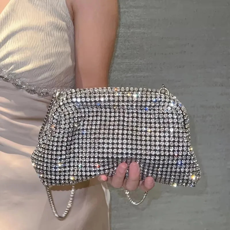 Glitter Cloud Evening Clutch