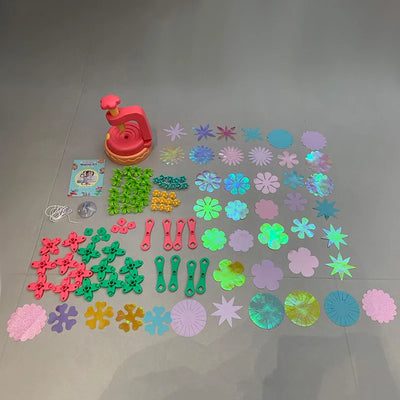 Embossing Flower Craft Kit components