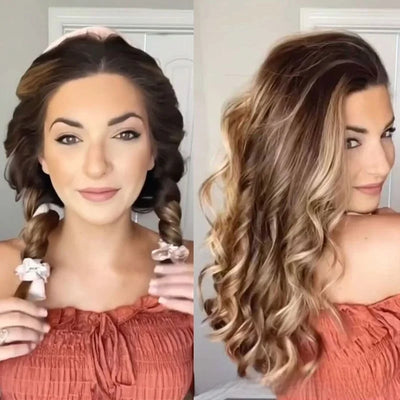 Satin Heatless Curler - Dark Coffee