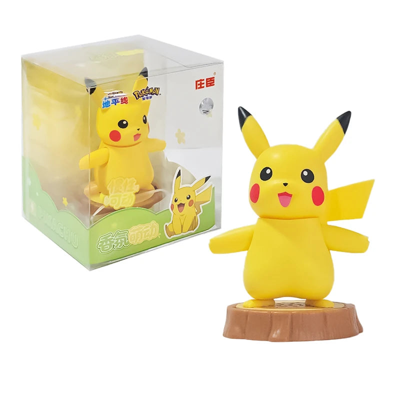 Figurine Pokemon Horizons Figures Cubone Tinkatink Big Pikachu Gengar Action Original Pocket Monster Collect Ornament Statue Toy