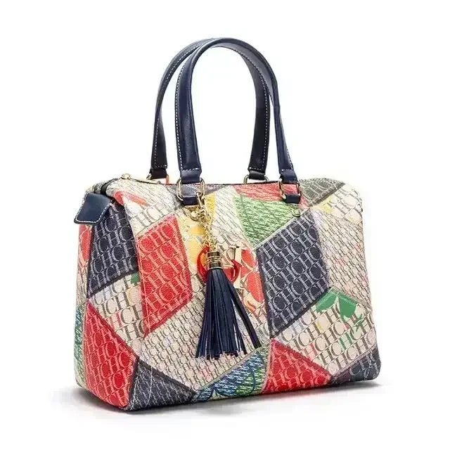 CH Ladies Bucket Bag Luxury Brand Designer New Ladies Large Capacity Exquisite Floral Pattern Travel Banquet High Grade Handbag