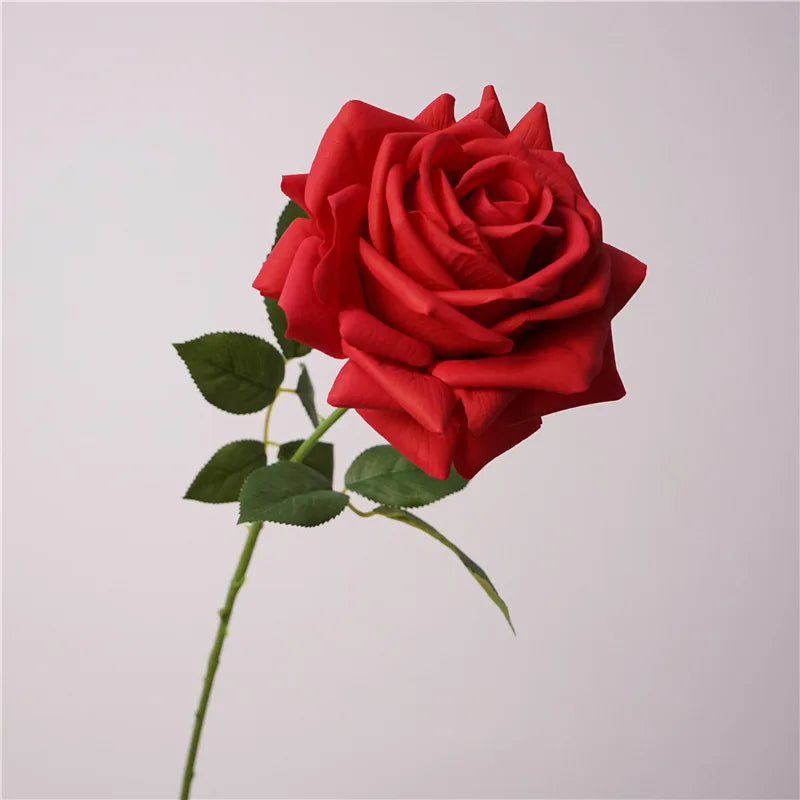 Roselle Real-Touch Rose Bouquet texture detail