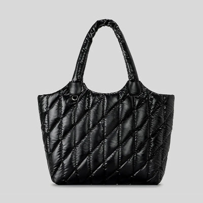Large Capacity Quilted Tote Bag size reference