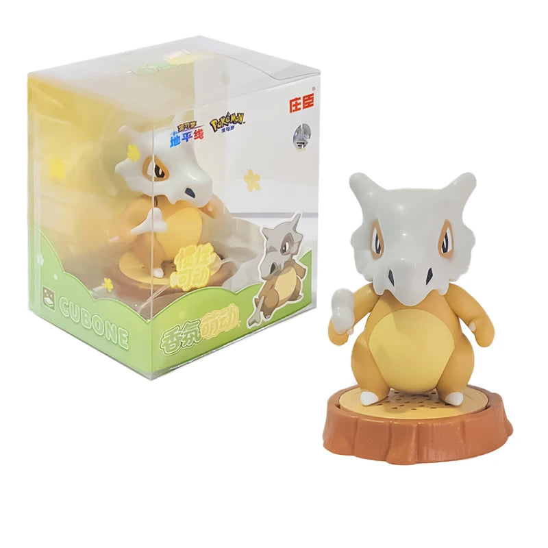 Figurine Pokemon Horizons Figures Cubone Tinkatink Big Pikachu Gengar Action Original Pocket Monster Collect Ornament Statue Toy