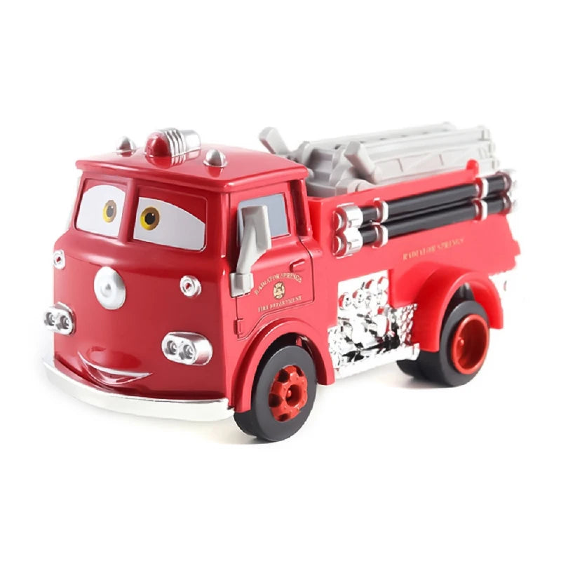 Pixar Cars 3 Model Car Toy White Police ATV Fire Engine Lightning McQueen Metal Alloy Diecast Car Model Children’s Toy Gifts