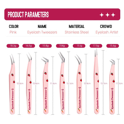 Roselle LashGrip Precision Tweezers close-up