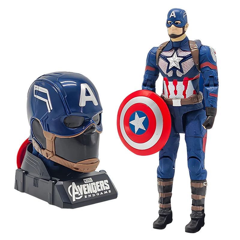 Original Avengers Legends Figures Toy ZDTDS Ant-Man Iron Spider Man Captain Heroes Helmet Deform Set Action Figurine Statue Doll