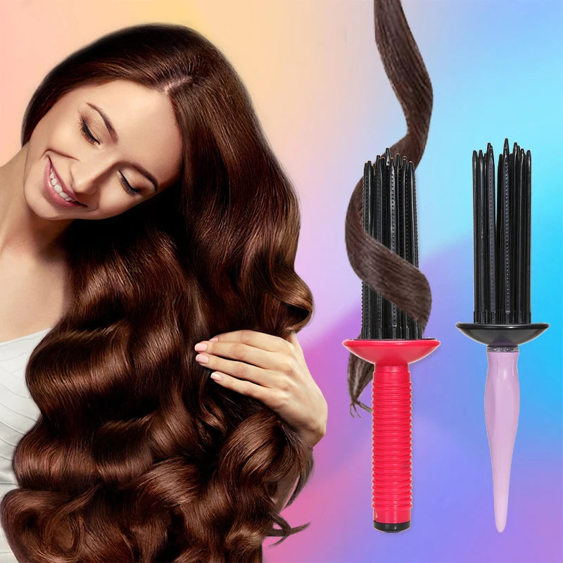 Volunara CurlLift Styling Comb - Pink