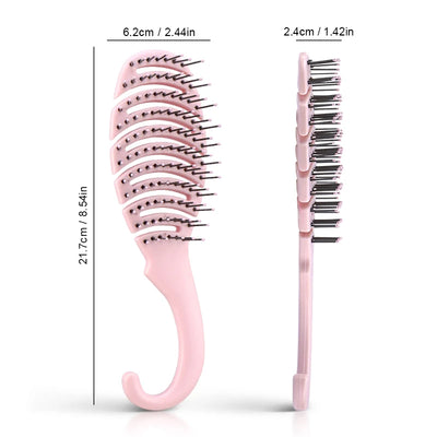 Velmora GlideBrush Detangling Hair Brush in use