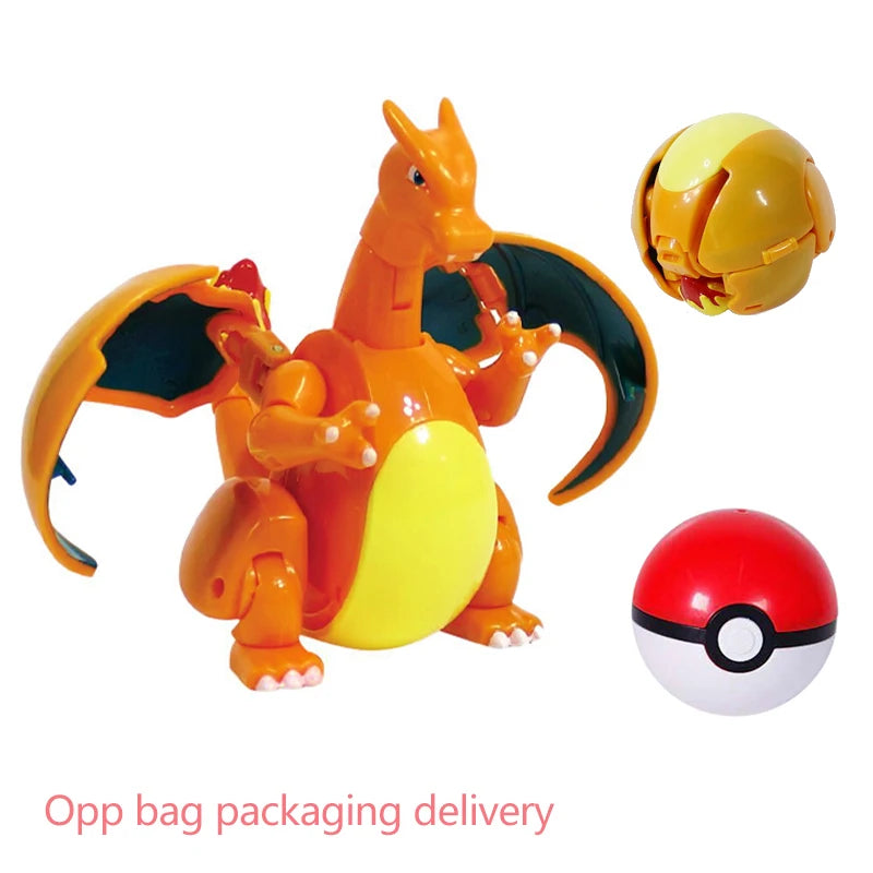 22 Styles Pokemon Action Figure Poke Ball Toy Doll Pikachu Eevee Gyarados Charizard Mew Mewtwo Elf Pocket Monster Pokeball Model