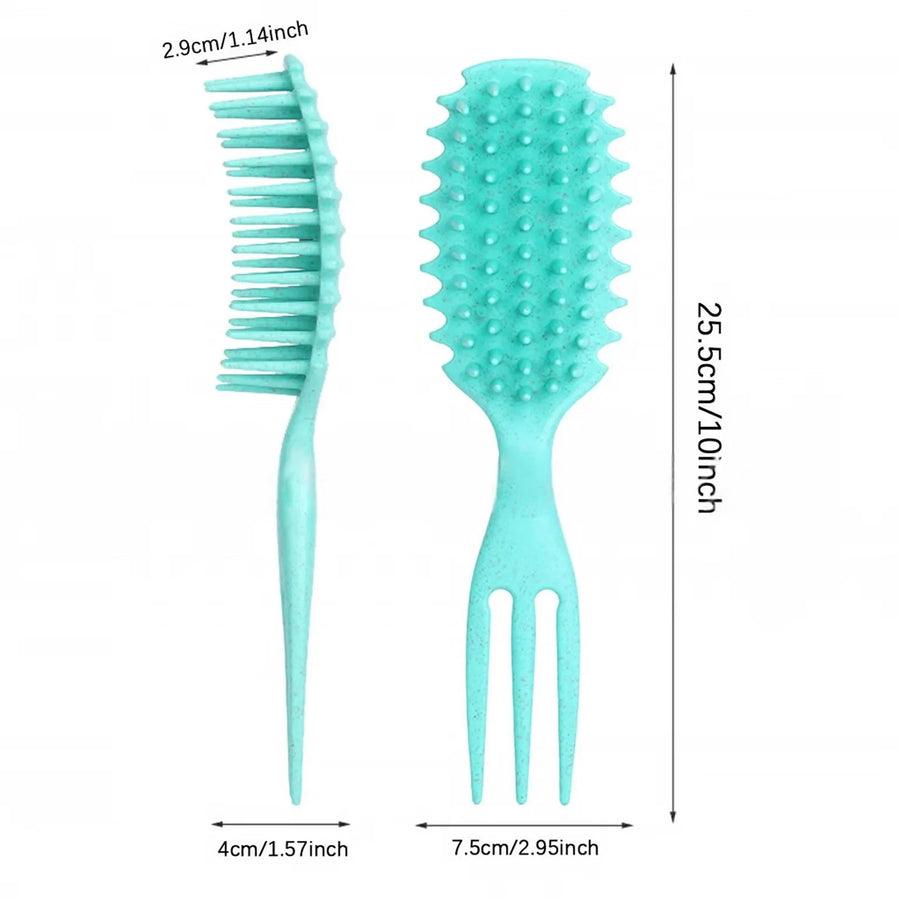 Curlivane FlexComb Curl Brush - Purple