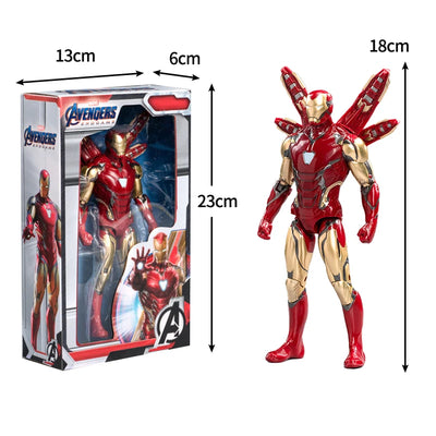 Original Avengers Legends Figure Toy Doll Spider Captain Big Miles Morales Thanos Iron Man Ghost Hulk Thor Falcon Ornament