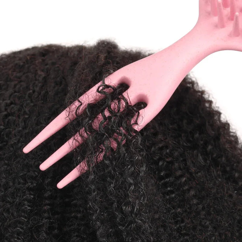 Curlivane FlexComb Curl Brush - Black