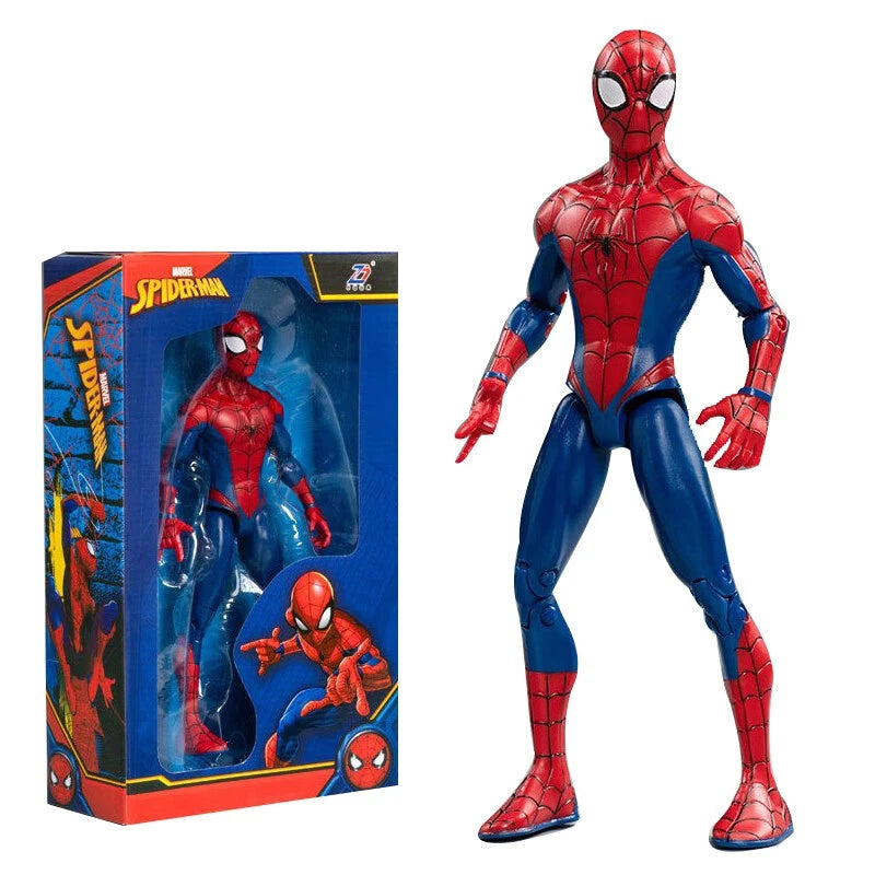Original Avengers Legends Figure Toy Doll Spider Captain Big Miles Morales Thanos Iron Man Ghost Hulk Thor Falcon Ornament