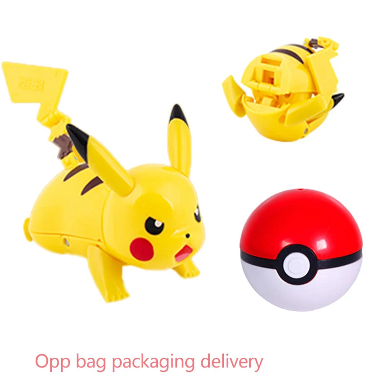22 Styles Pokemon Action Figure Poke Ball Toy Doll Pikachu Eevee Gyarados Charizard Mew Mewtwo Elf Pocket Monster Pokeball Model
