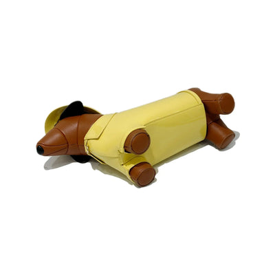 Novelty Dachshund Crossbody Bag - Pink