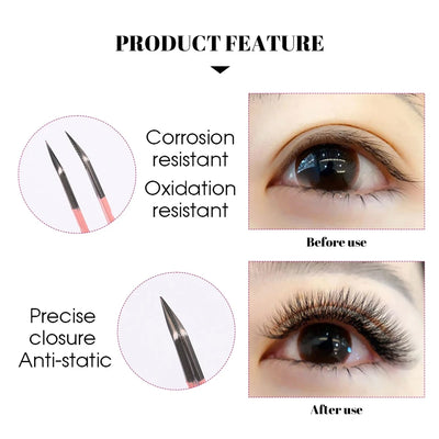 Elvoria LashPoint Precision Tweezers packaging