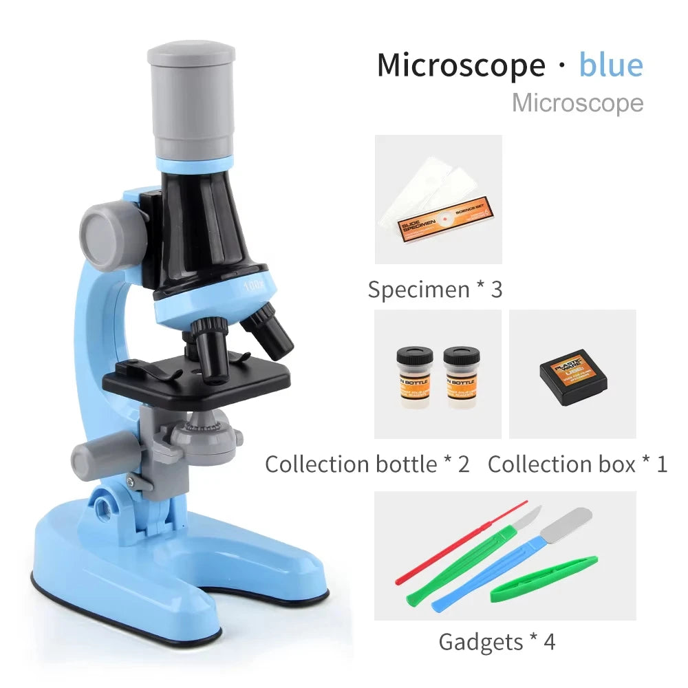 1200x LED Microscope Science Kit packaging