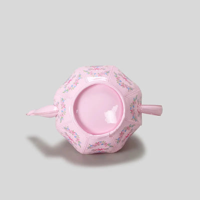 Novelty Teapot Bucket Bag - Beige