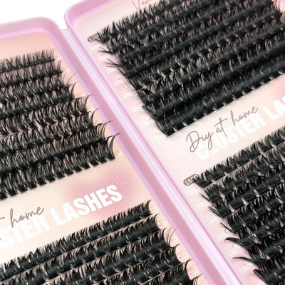 32-Row 3D Wispy Lash Cluster Set packaging