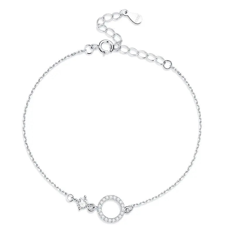 BAMOER Simple Ring-Link Bracelet gift presentation