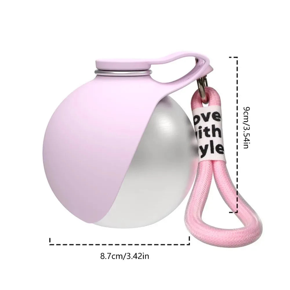 Portable Leak-Proof Dog Water Bottle in use
