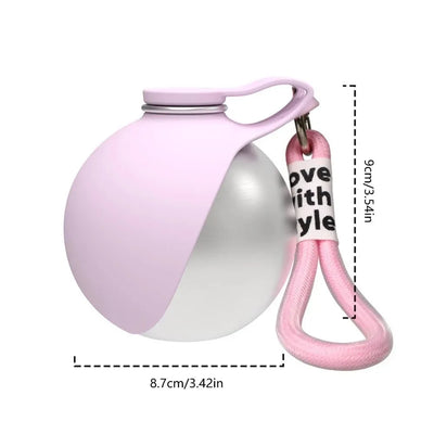 Portable Leak-Proof Dog Water Bottle in use