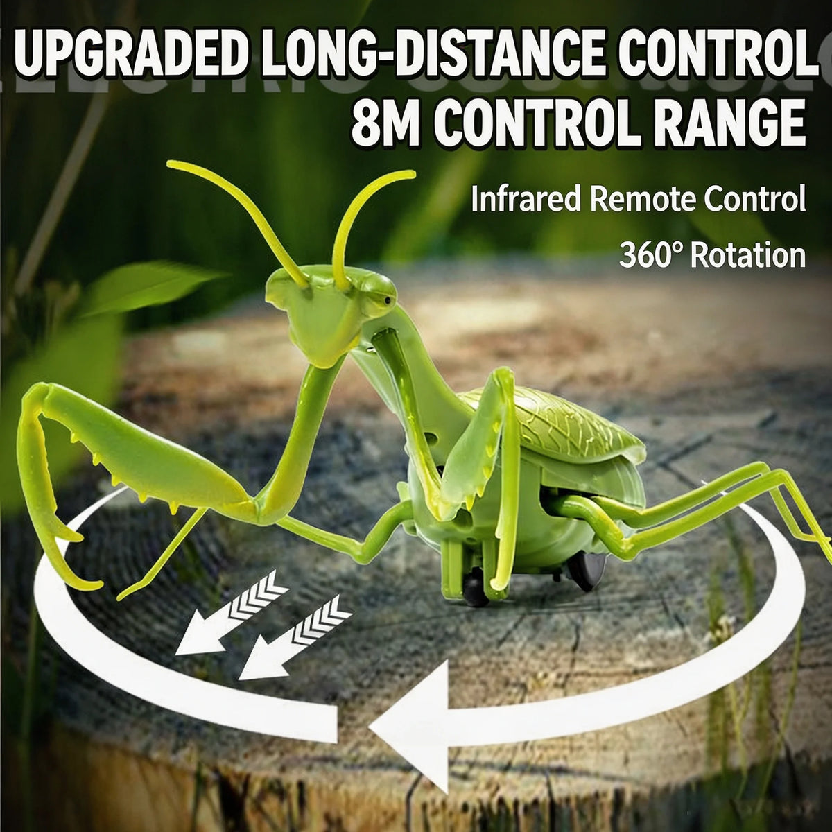 Lifelike Crawling Insect Prank Toy - Mantis