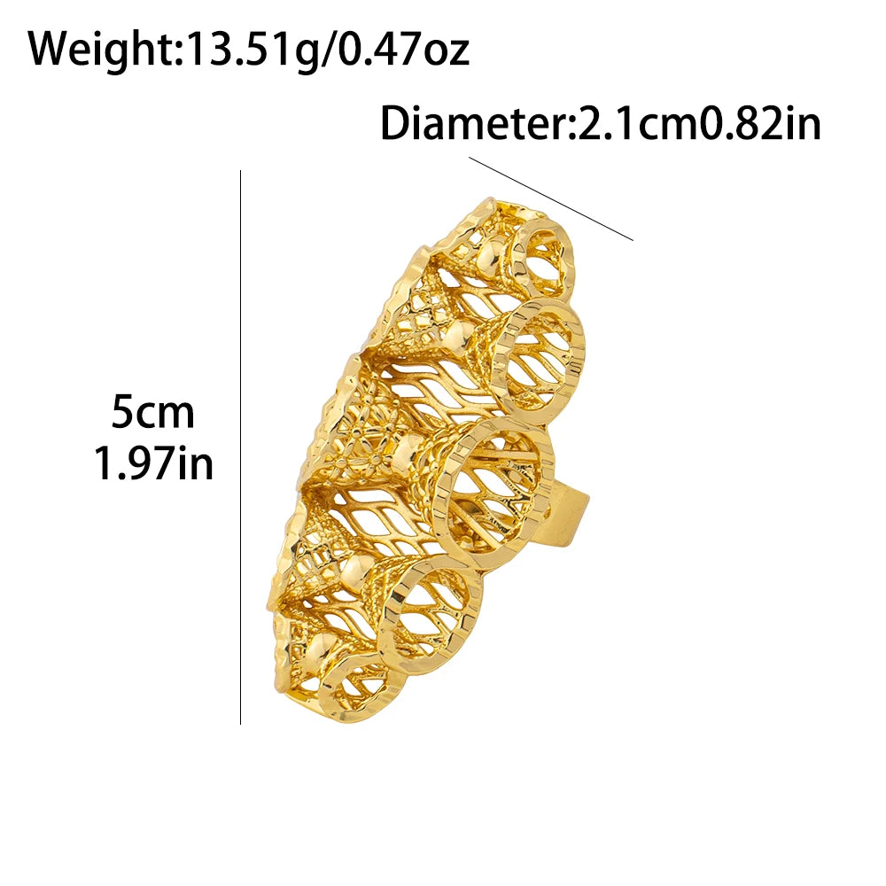 Vintage Filigree Flower Statement Ring - Design 1