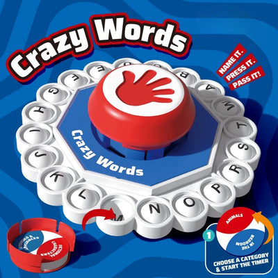 Crazy Words Family Board Game