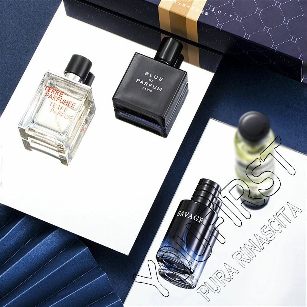 Veloura Élégance Men's Fragrance Set gift presentation