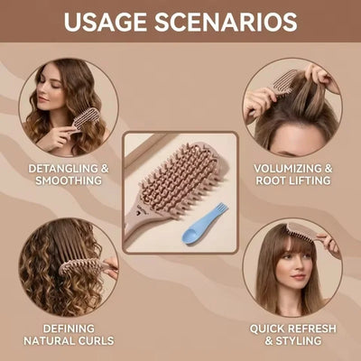 Wavelyra FlexBrush Curl Brush Set cleaning claw detail