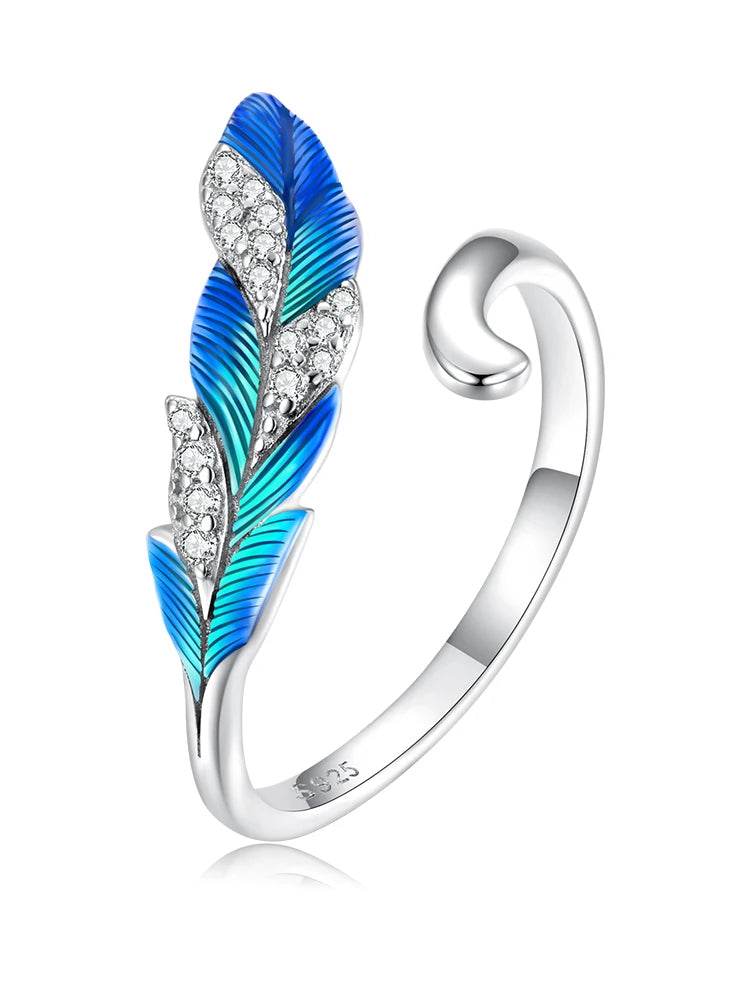 BAMOER Feather Earrings gift presentation