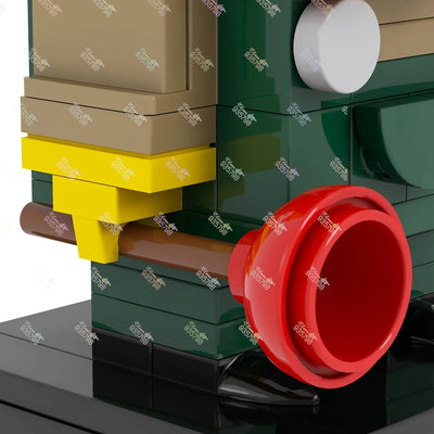 MOC Animation Series Brickheadzed Building Blocks Marge Bart Maggie Homer Figure Toy DIY Character Model Assembly Brick Kid Gift