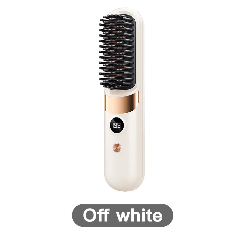 Lunara Glide Cordless Styling Brush charging