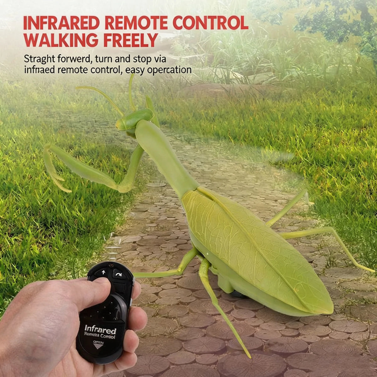 Lifelike Crawling Insect Prank Toy close-up
