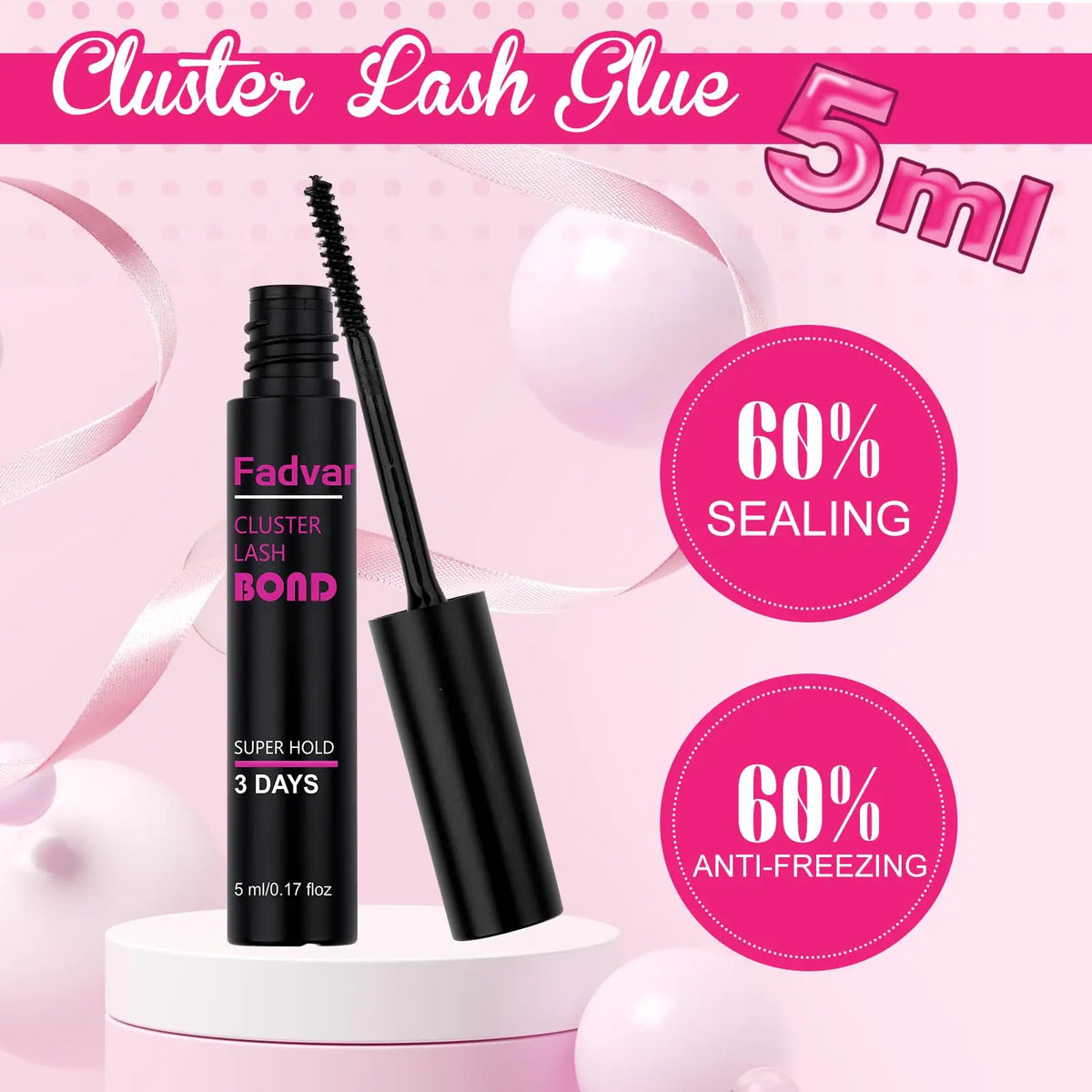 Zeloria BondSeal Lash Adhesive - Black