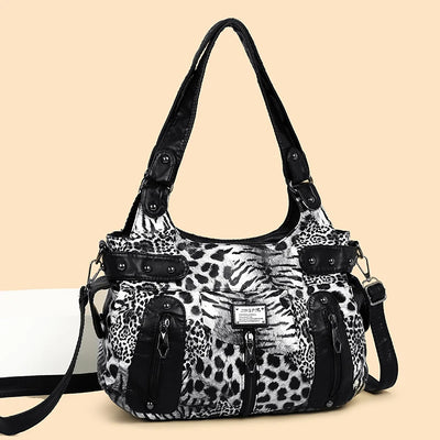 Women's Chic Hobo Bag - Multi