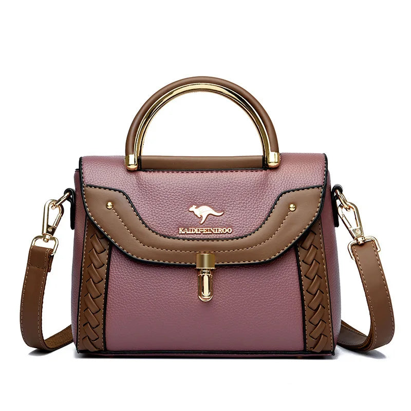 Faux Leather Crossbody Bag full colour range